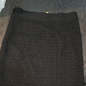 Forever 21 Black Midi Pencil Skirt for Work
